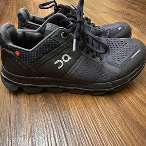 On Running Black Athletic Shoes
